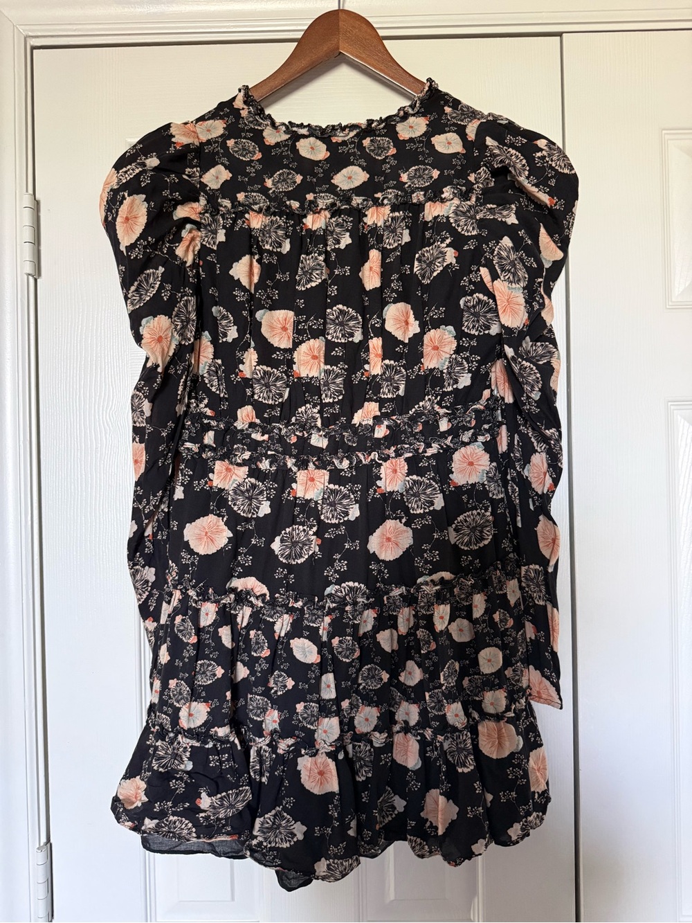 Ulla Johnson Winsor Mini Dress Noir Floral size 8 - Picture 10 of 14